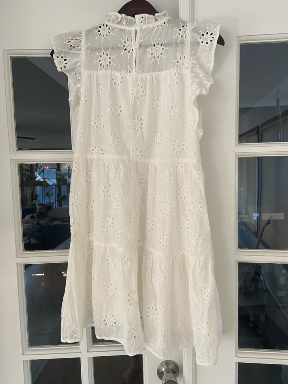 HYFVE White Eyelet Ruffle Tiered Dress - Picture 4 of 7